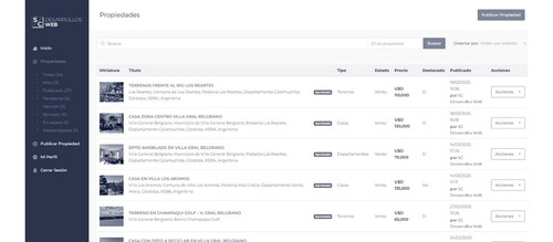Desarrollo De Sitio Web Con Administrador Inmobiliario