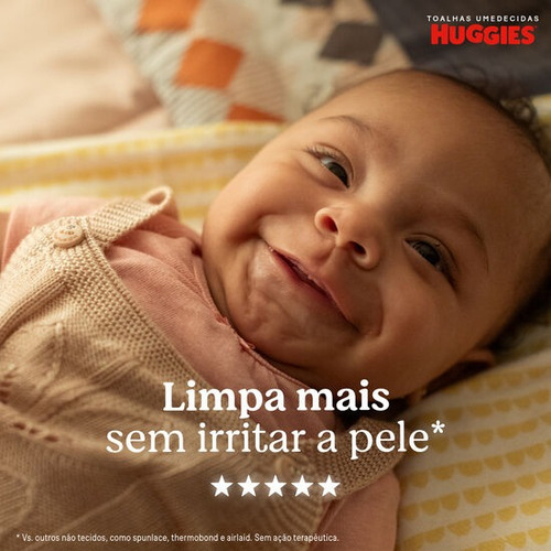 Kit 6 Toalhas Umedecidas Huggies Higiene Superior 288 Uni