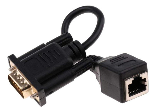 A Vga Cable Vga 15-pin Puerto Ethernet Lan Console