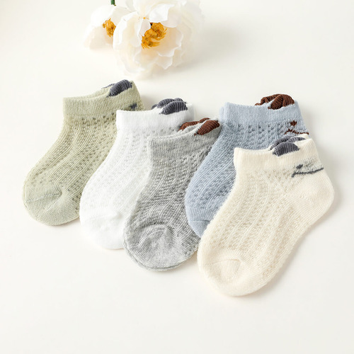 Juego De 4 Pares De Calcetines De Algodón Para Niña 1-5 Años
