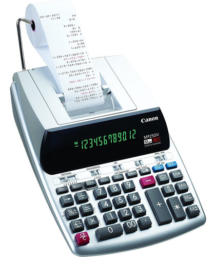 Canon Printing Calculator 2202c001 Mp25dv-3 Color Blanco