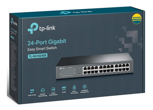 Switch De 24 Puertos Gigabit Easy Smart Tl-sg1024de Tp Link