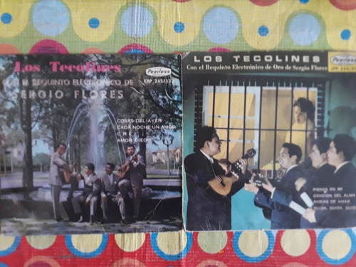 Los Tecolines Lp 45 Cosas Del Ayer, Piensa En Mi