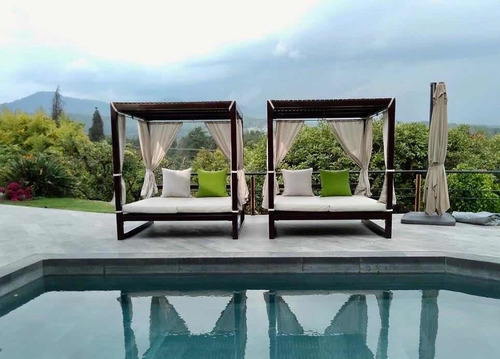 Gazebo-pérgola Lounge Bed Zeromadera Waterproof