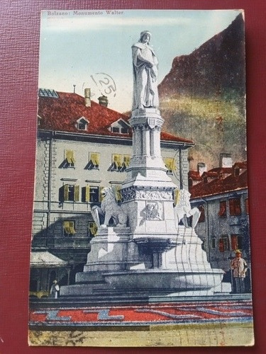 Italia Bolzano 1925 Monumento Walter Con Sobretasa A Bs As