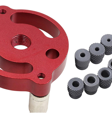 Taladro Perforador 3 En 1 Para Carpintería, Color Rojo 70 Mm