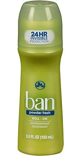 Desodorante Antitranspirante Roll-on Ban, En Polvo Fresco,
