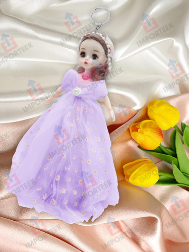 Muñeca Articulada Llavero Decoracion Luz Sonido Kawai Regalo