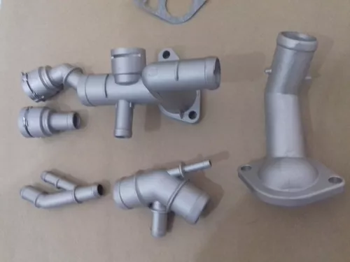 Kit 6 Flange Conexão Alumínio Arrefecimento Vw Golf 2.0 Apk