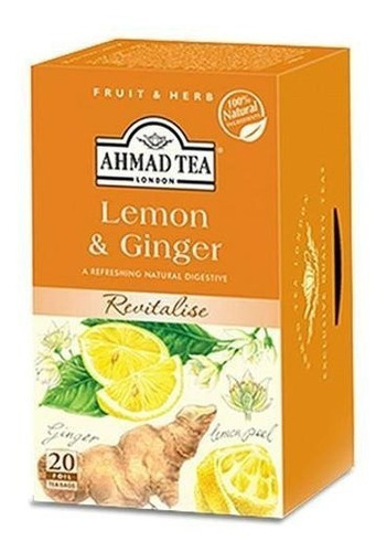 Ahmad Tea - Limon Ginger - Pack X 6