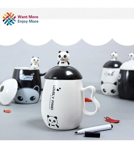 Lindas Tazas De Cerámica Modelo Panda San Valentin