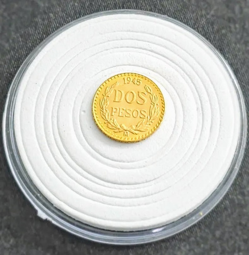 Moneda De Oro 2 Pesos 1945 (Usado)