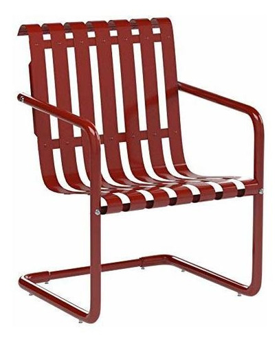 Crosley Furniture Gracie Retro Metal Outdoor Spring Chair Co