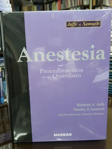 comprar Anestesia Con Procedimientos En El Quirofano Tapa Dura Jaffe