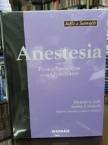 Comprar Anestesia Con Procedimientos En El Quirofano Tapa Dura Jaffe