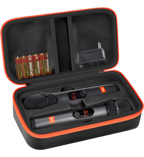 Funda Para Micrófono Inalámbrico Jbl, Rígida, Com Bolsa