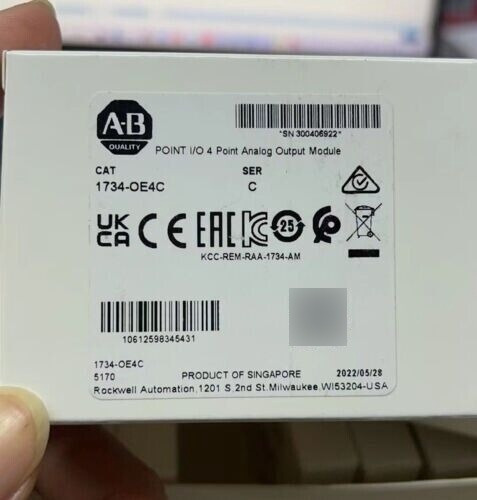 2022 New Factory Sealed Ab 1734-oe4c /c Point I/o 4 Poin Qqf