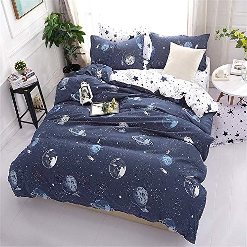 New Jqwupup Galaxy Space Ropa De Cama Para Dos Ni?os