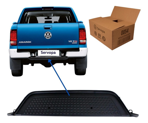 Degrau Pisante Traseiro Amarok Original Volkswagen