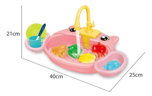 Kit Infantil Con Lavabo Y Accesorios - I Got Real Water