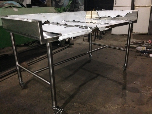 Imagen 9 de 10 de Mesa O Topes Industrial En Acero Inoxidable.