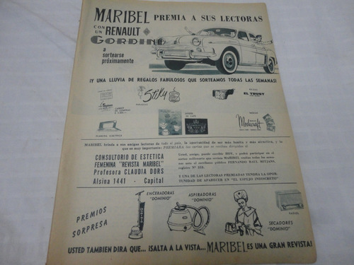 Clipping Publicidad Concurso Revista Maribel