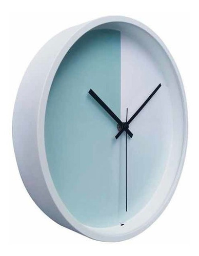 Reloj Elegante De Pared Color Turquesa