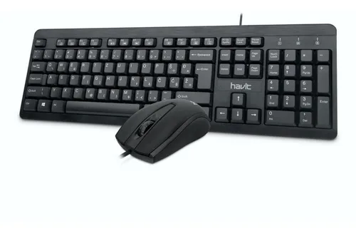 Combo Teclado Y Mouse Havit Kb611cm Alambrico Usb | MercadoLibre