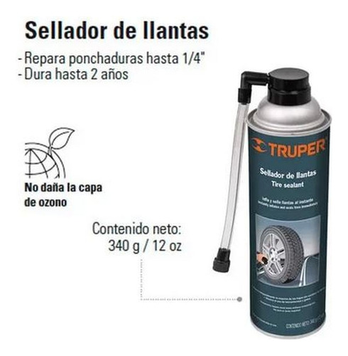 Inflador Sellador De Llantas Vehiculos Rin 16 A 20 Pulgadas