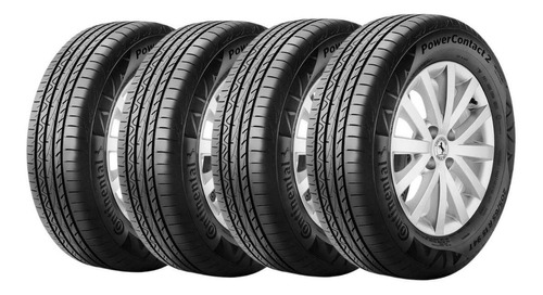 Kit 04 Pneus Continental 175/65r15 84h Powercontact 2 Aro 15