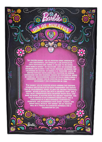 Barbie Signature Día De Muertos 2024 - Muñeca Mattel México (Usado)