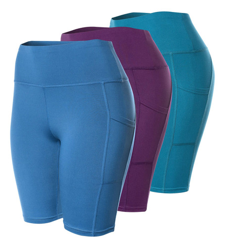 Valinna 3 Pantalon Corto Para Mujer Motociclista Yoga Correr