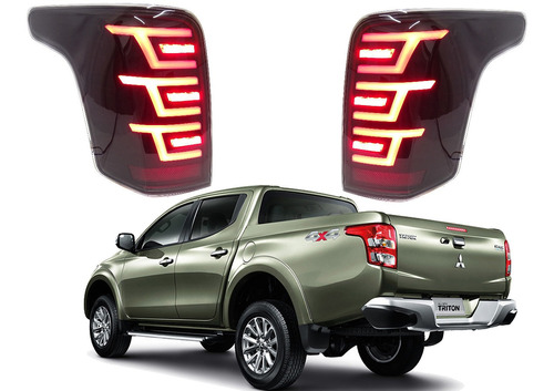 Foco Trasero Tuning Mitsubishi L200  2016-2018 (el Par)