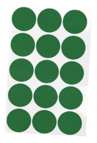 Puntos Marcadores Para Mesa De Billar, Verde 35 Mm 15piezas