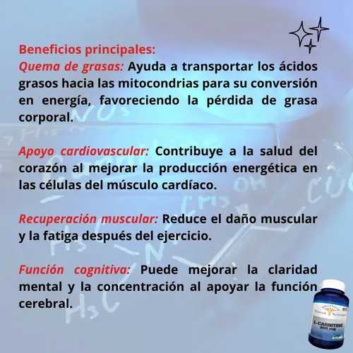 beneficios de l carnitine L-Carnitina 800mg Natural System 100 Cápsulas Neutras Energía Deportiva