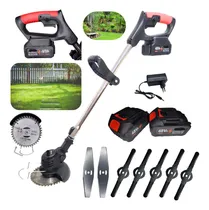 Comprar Aparador Cortador De Grama Roçadeira Elétrica 2 Baterias 48v