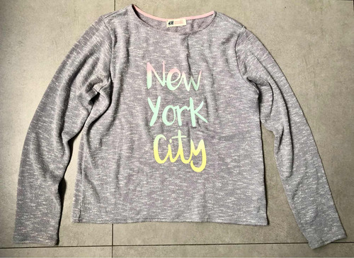 Sweater Finito H&m New York Talle 12/14 Nena