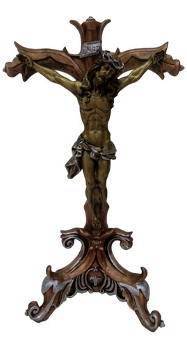 Cristo Tripie Elegante, Figura De Resina 