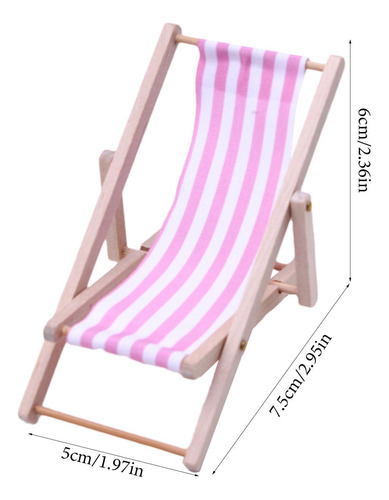 Sillón En Miniatura Silla De Playa En Miniatura Decoración D