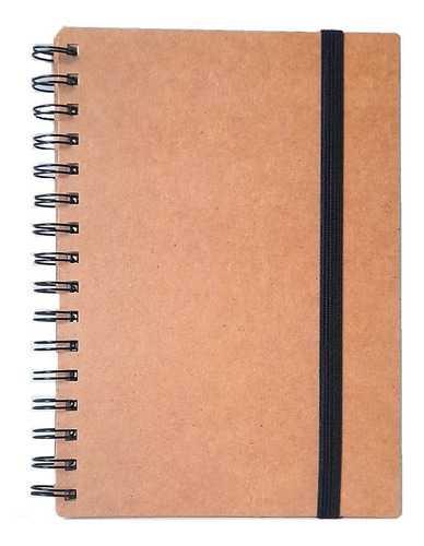 Cuaderno Ecostyle A5 Liso Elastico Tipo Moleskine V.crespo