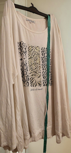 Remera Remeron Mammy Blue Xxl Beige Nude Wild At Heart Ml