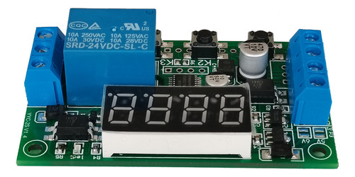 S Placa De Control Ajustable Con Relé De Retardo Led Dc12v