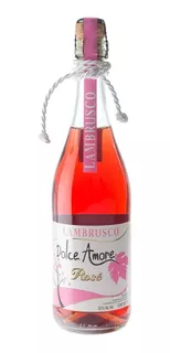 Vino Lambrusco Rosado Espumoso Dolce Amore Rose 750 Ml