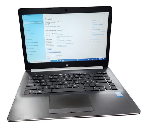 Laptop Hp 14-ck0030la, Plateado, Ssd 128 Gb, Ram 4 Gb, 14 