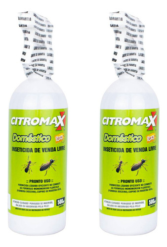 2 Doméstico Spray Citromax 500mlafasta Formiga,barrata Cupin