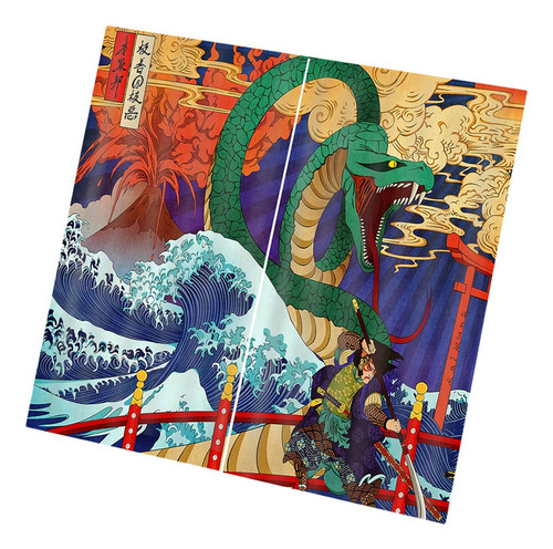 2 Peças / Painéis Decorativos Japoneses Estilo Ukiyoe