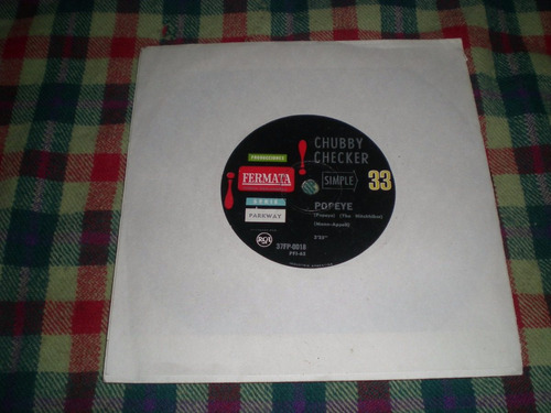 Chubby Checker / Limbo Rock- Popeye Vinilo 7 PuLG Ind.arg