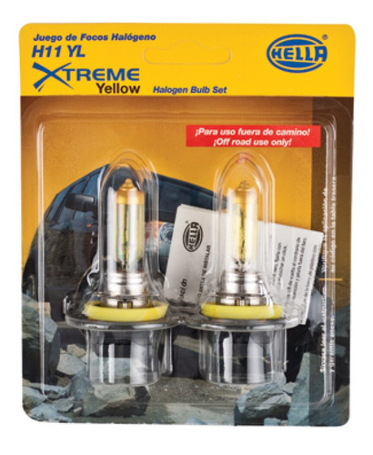 Foco Yellow 12v H11 55w Hella