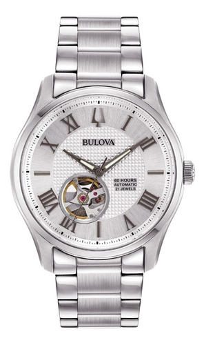 Bulova Wilton Automatico 96a207 Corazon Abierto