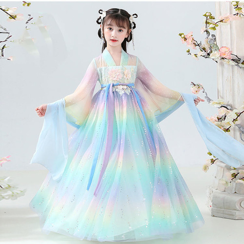 Disfraz Tradicional Chino Antiguo Para Niños Hanfu Dr.